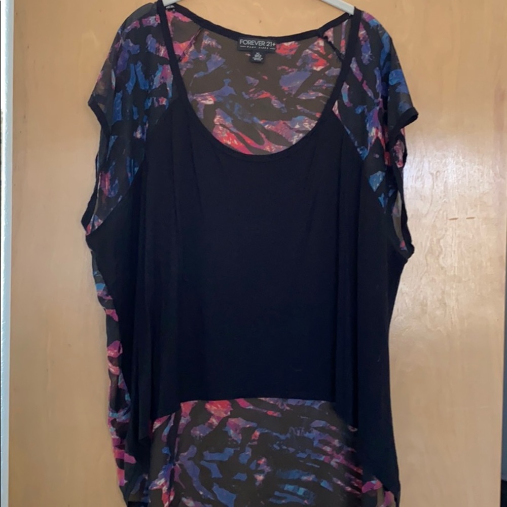 Forever 21+ Short Sleeved Blouse